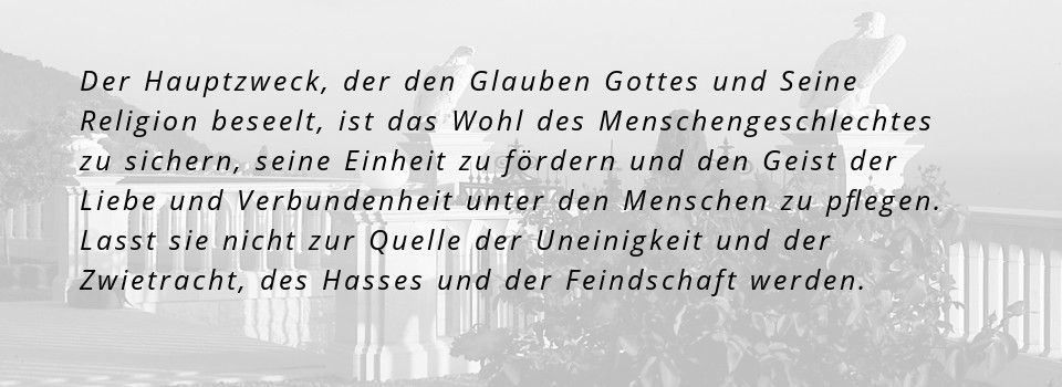 Hauptzweck des Glauben